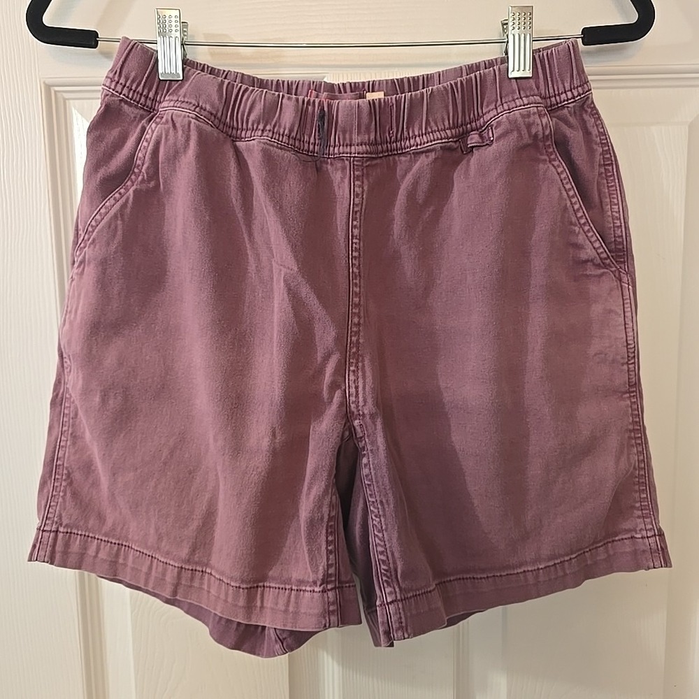 Gramicci Men Small Elastic Waist Climbing Outdoors Hiking Mauve/light Red Shorts